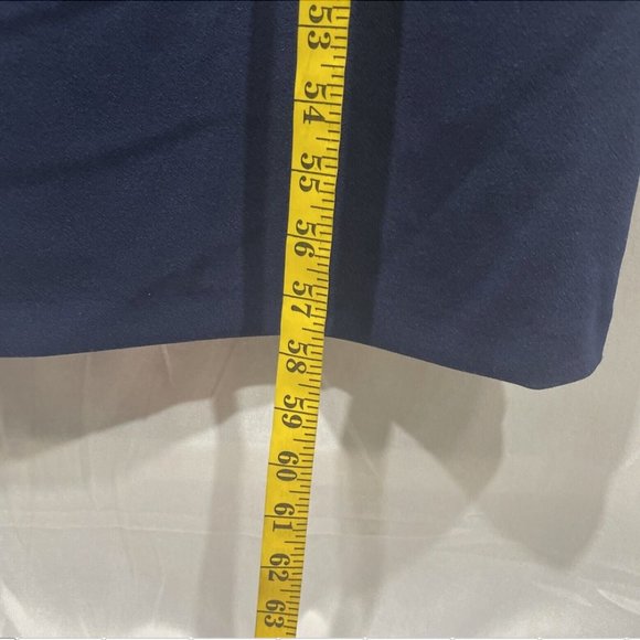 NWT JS‎ Collections [ 4 ] Crochet Embroidered Illusion Gown in Navy #Q261 - Picture 12 of 15